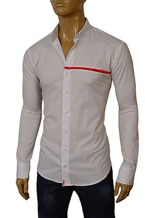 prada casual shirt|Prada dress shirts men's.